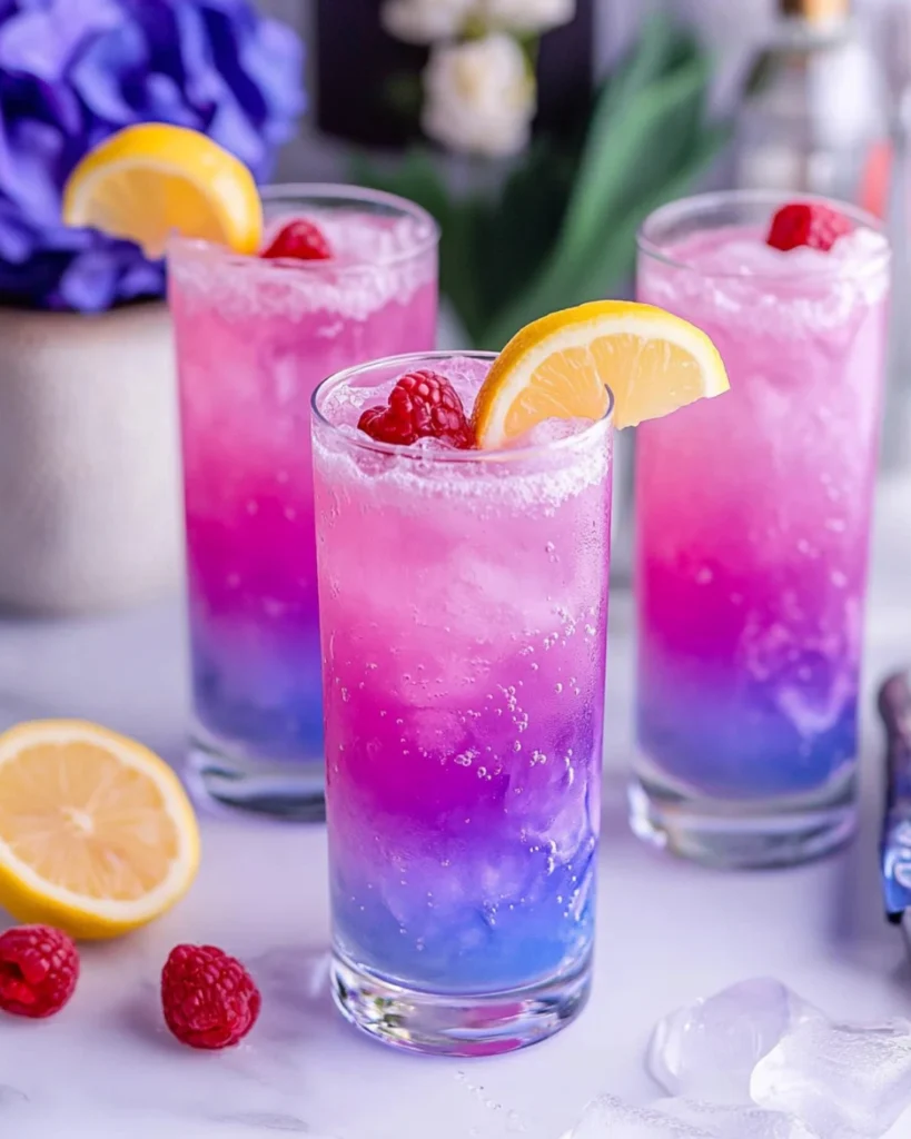 Electric Purple Party Cocktail