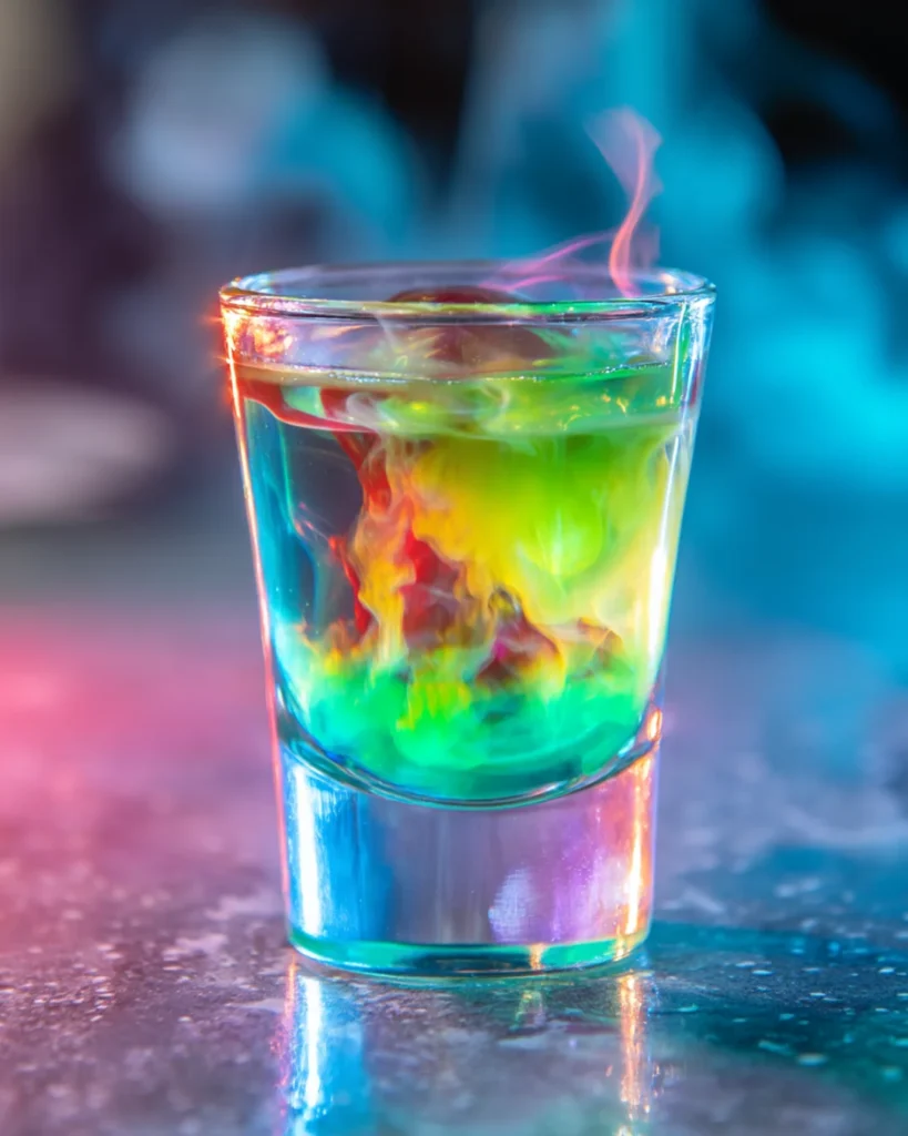 Colorful Vodka Shots