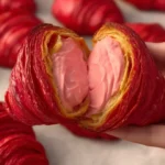 Mini Strawberry Cream Croissants