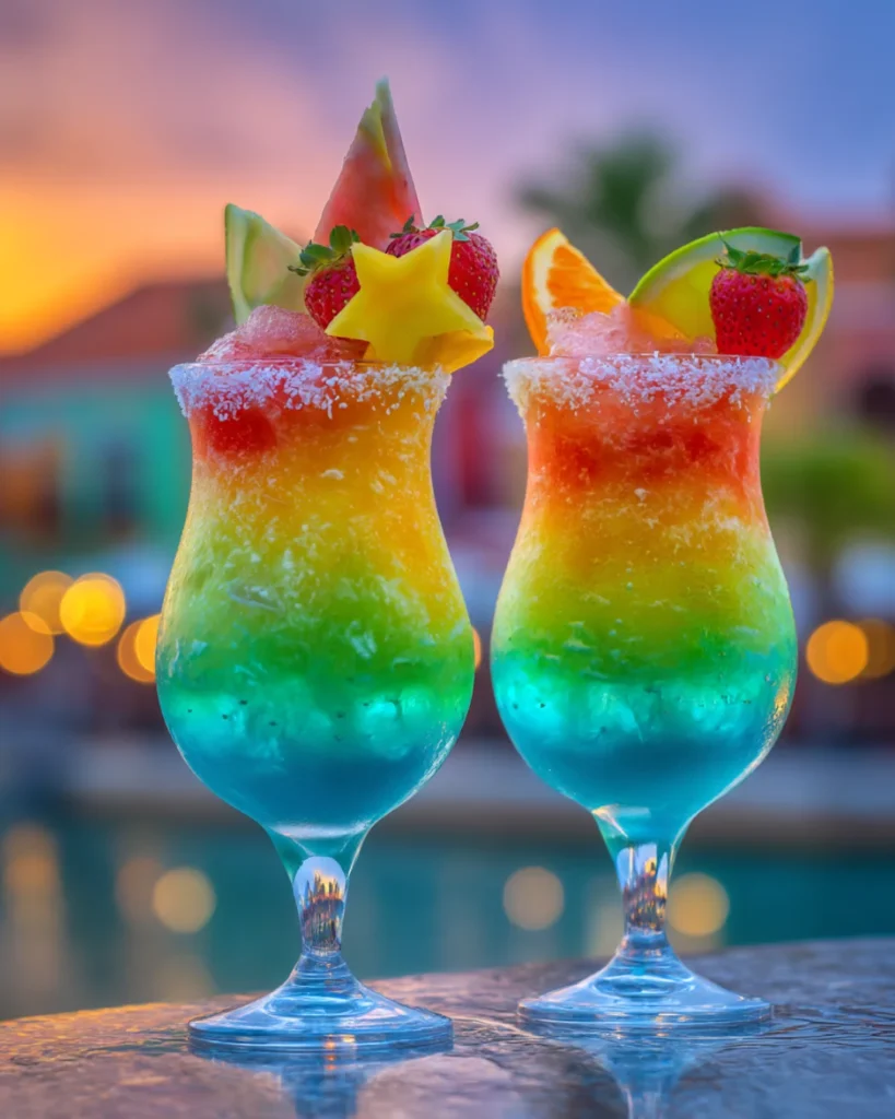 Caribbean Sunset Cocktail