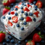 Red, White & Blue Cheesecake Salad