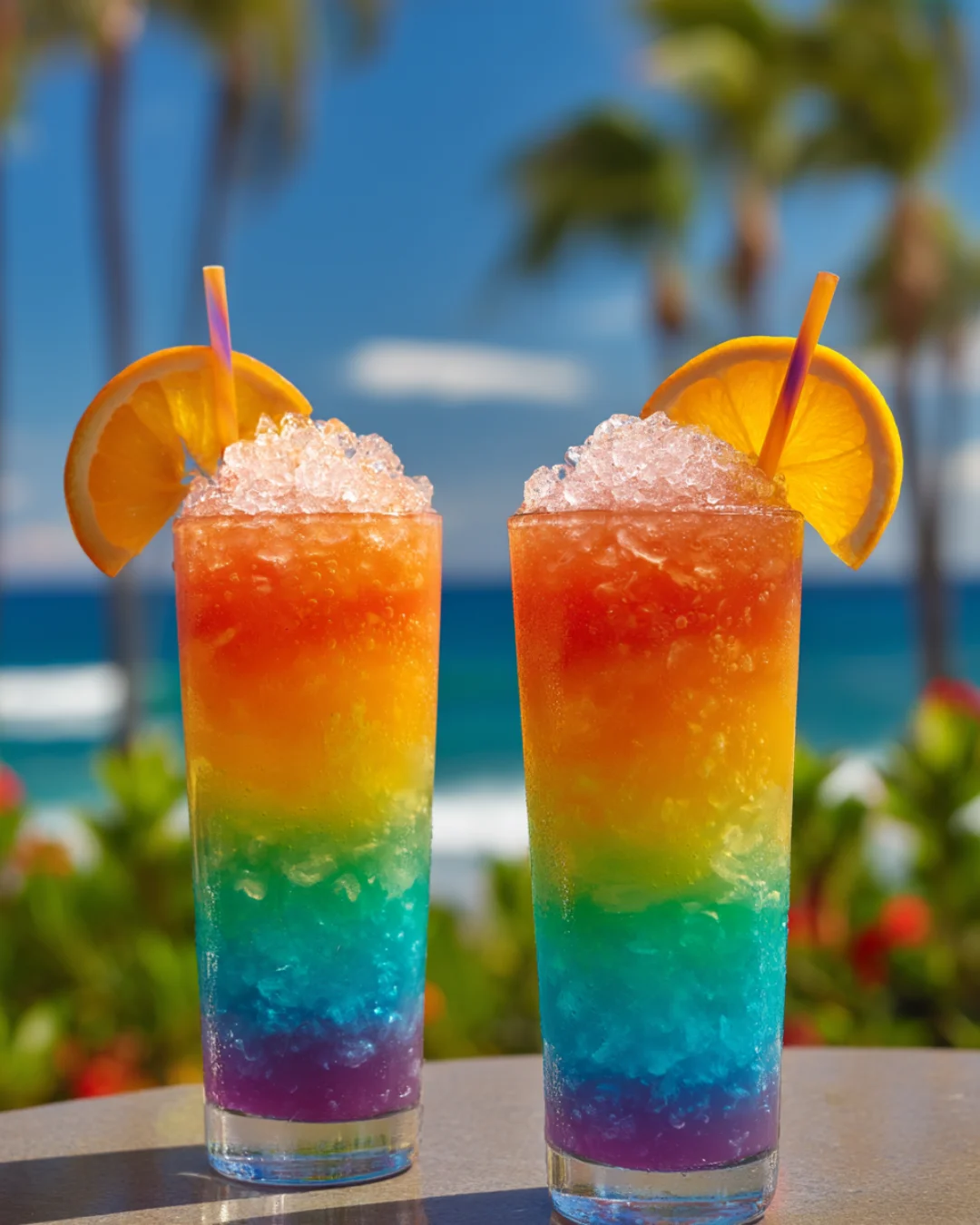 Rainbow Paradise Cocktail