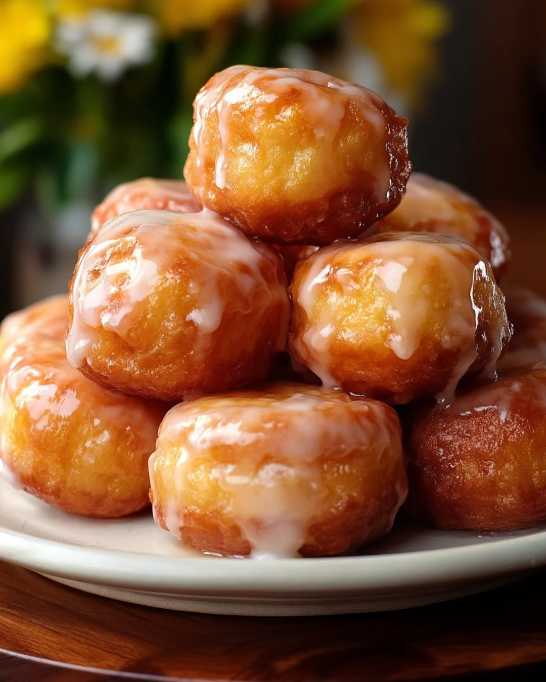 Homemade Apple Fritter Bites