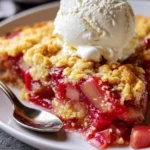 rhubarb dump cake