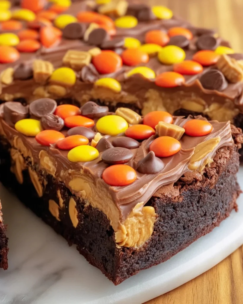 Reese’s Brownie Dessert Pizza