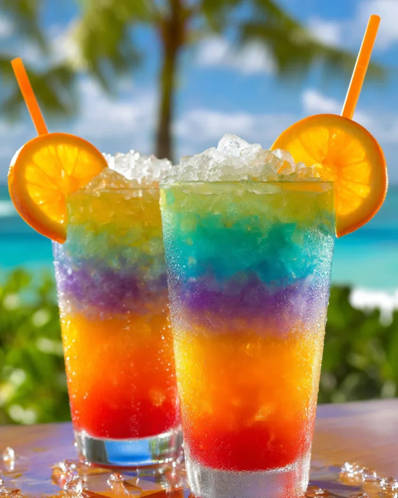 Rainbow Paradise Cocktail