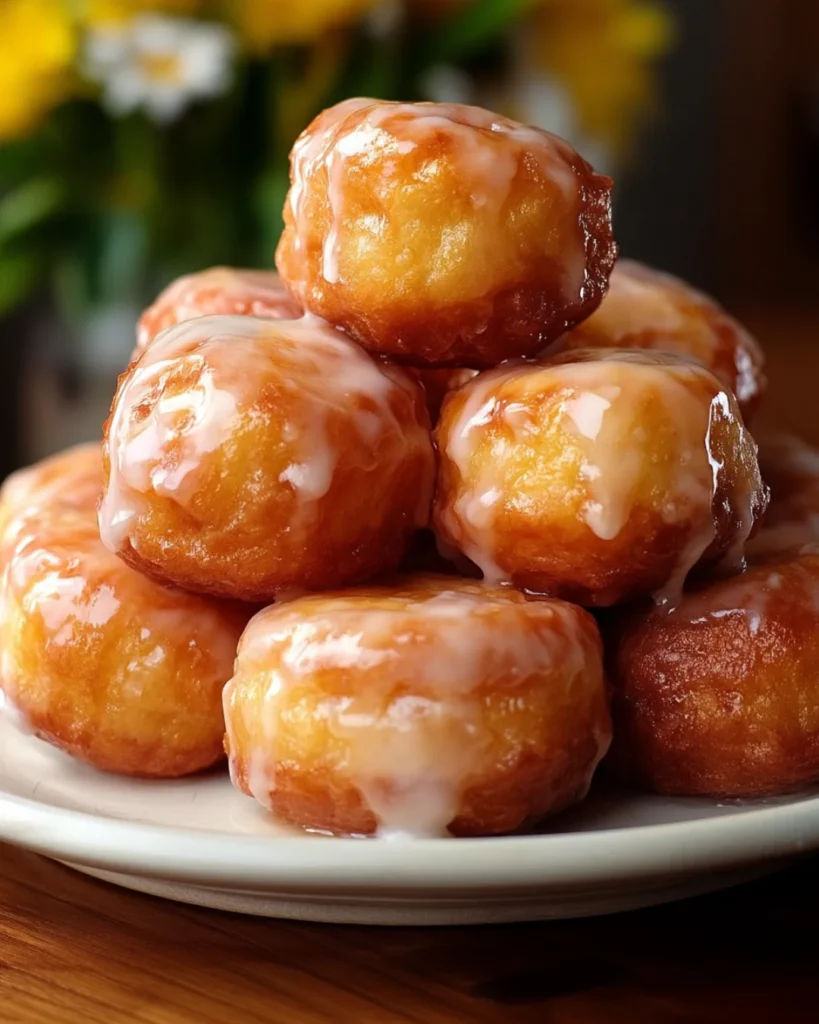Homemade Apple Fritter Bites
