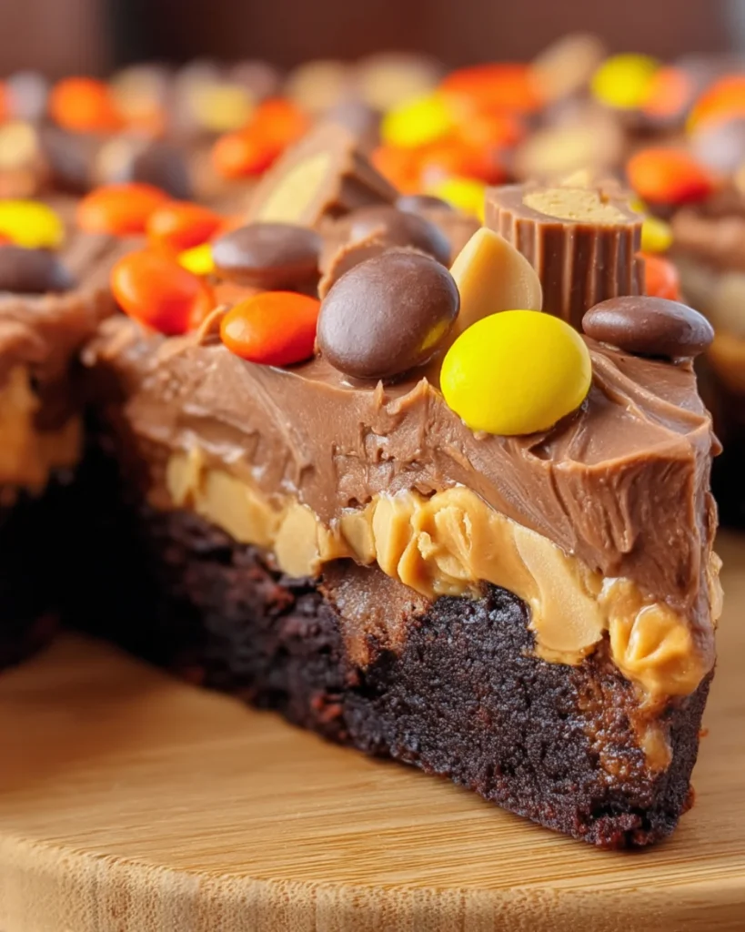 Reese’s Brownie Dessert Pizza