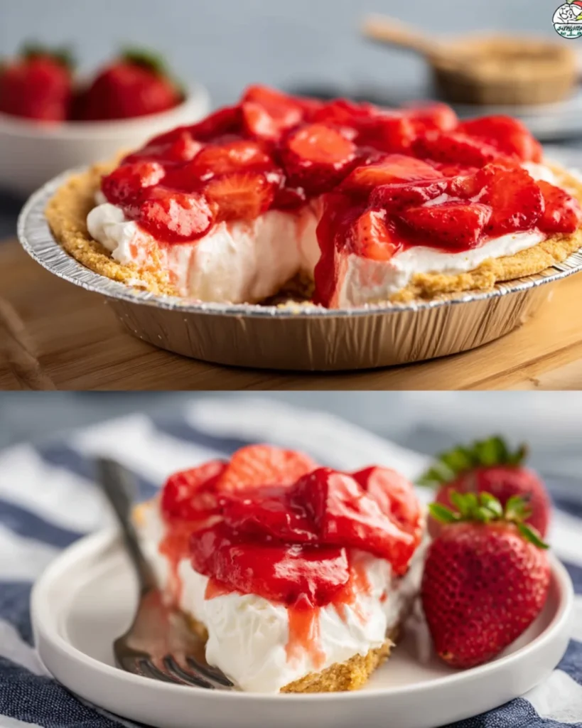 Strawberry cream cheese pie