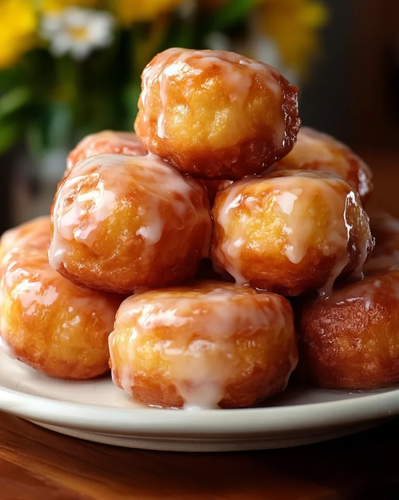 Homemade Apple Fritter Bites