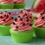 Watermelon cupcakes