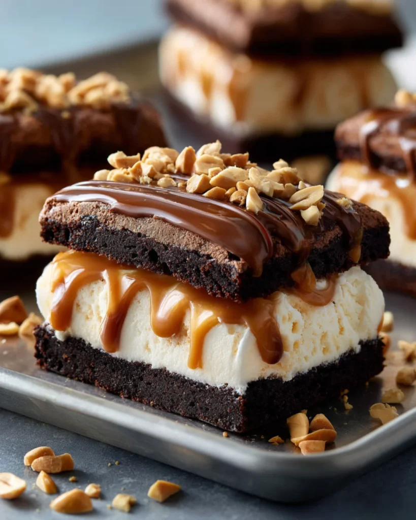 Snickers Ice Cream Sandwich Recipe
