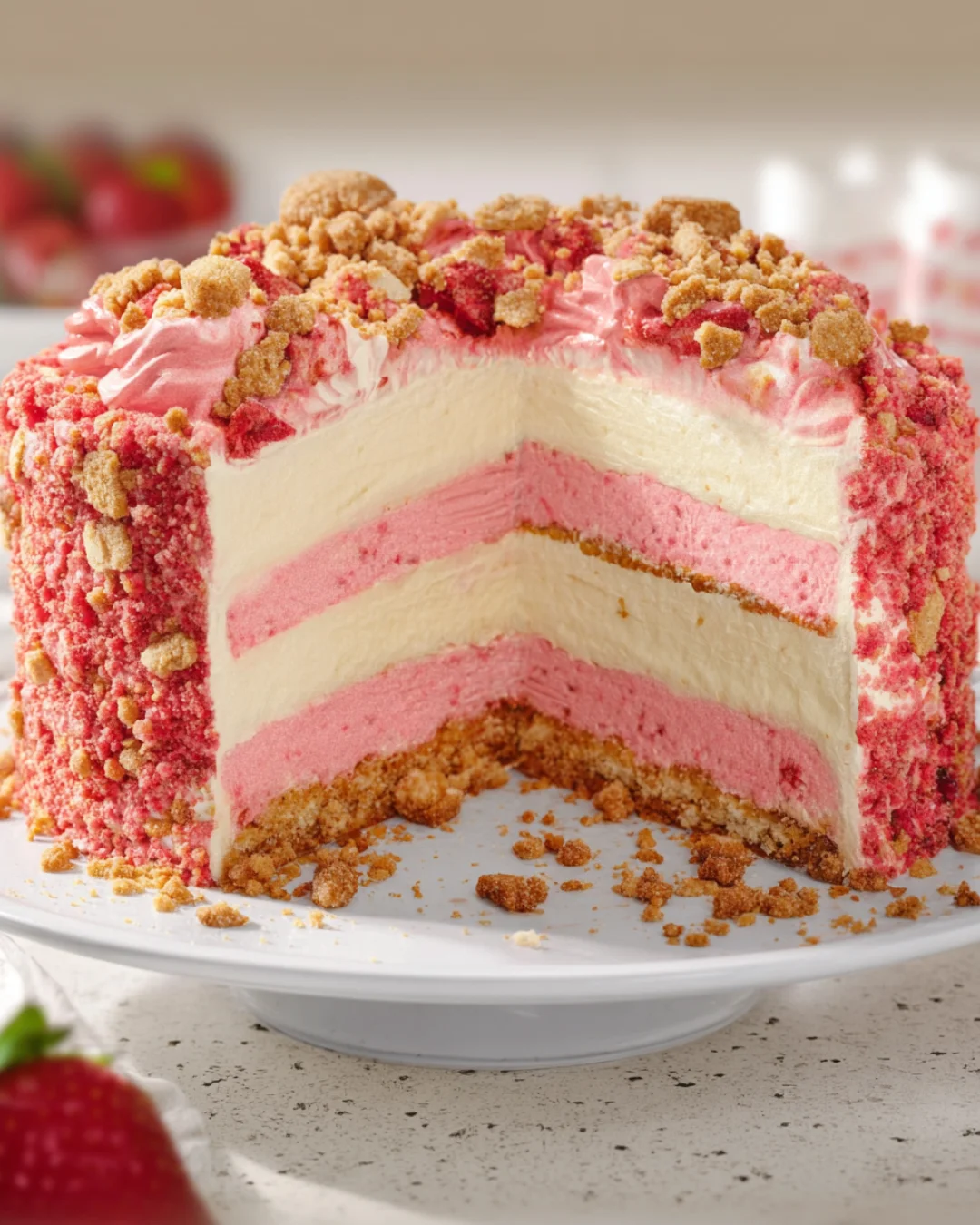 Strawberry Shortcake Cheesecake Recipe