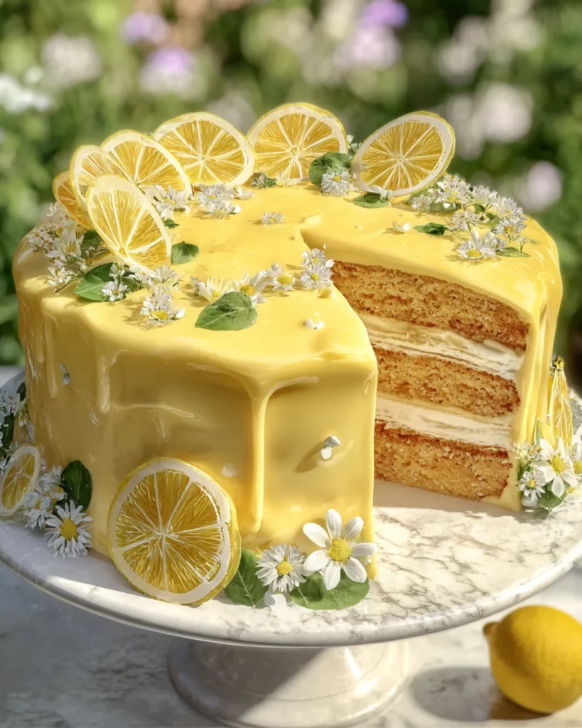 Lemon Chantilly Cake