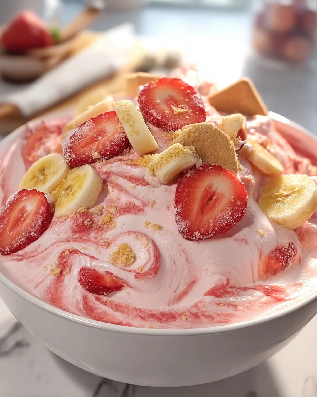 Strawberry Banana Pudding
