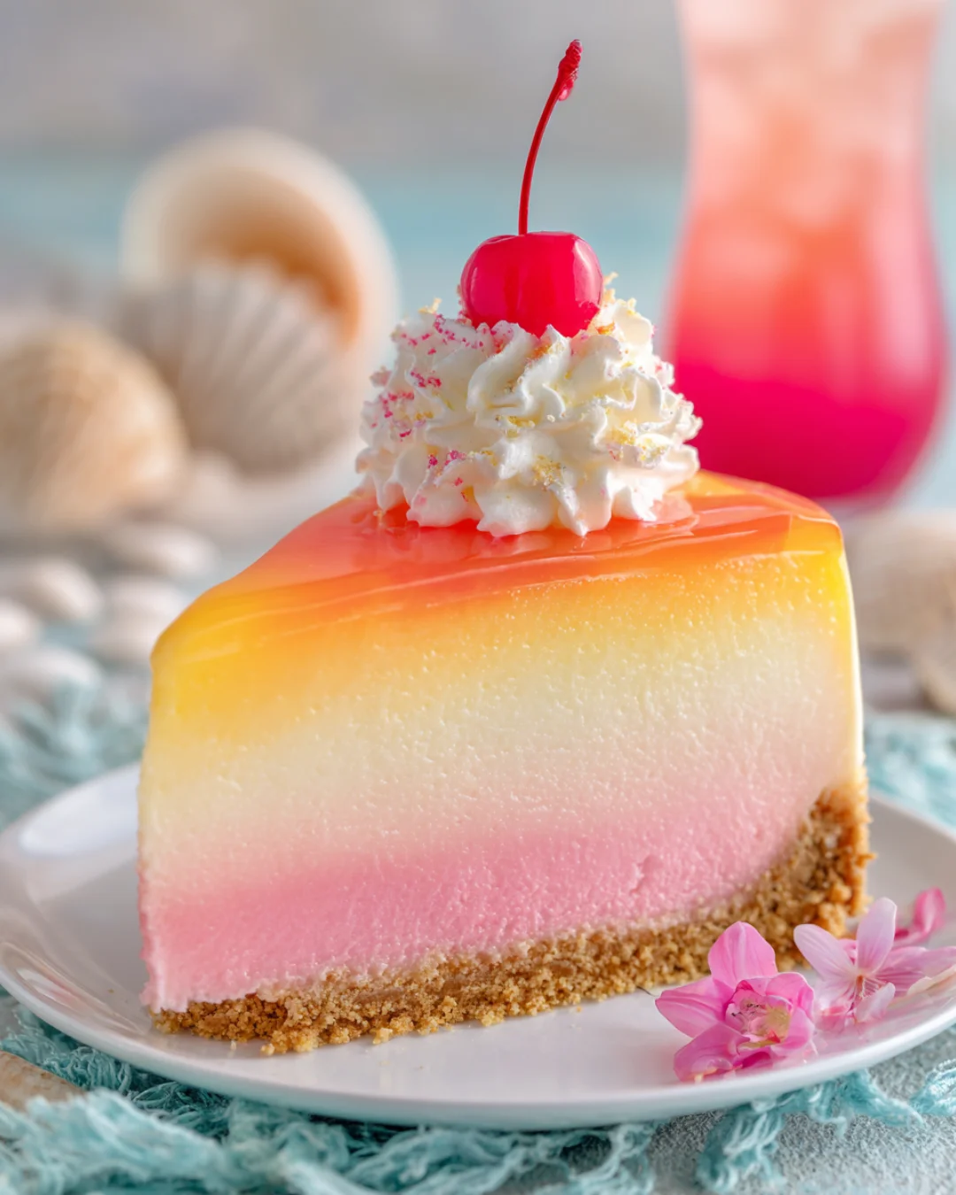 Malibu Sunset Cheesecake