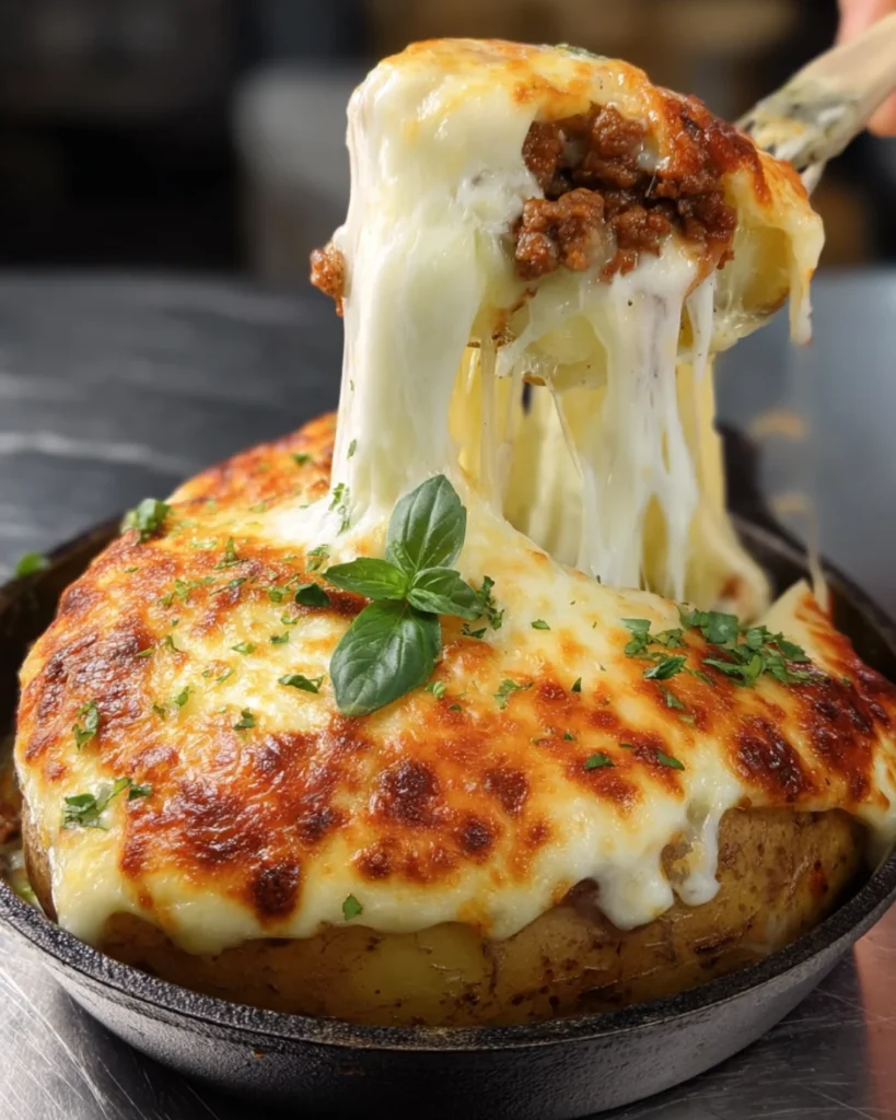 Lasagna baked potato recipe