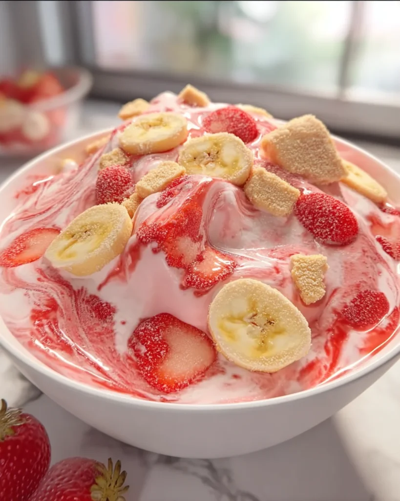 Strawberry Banana Pudding