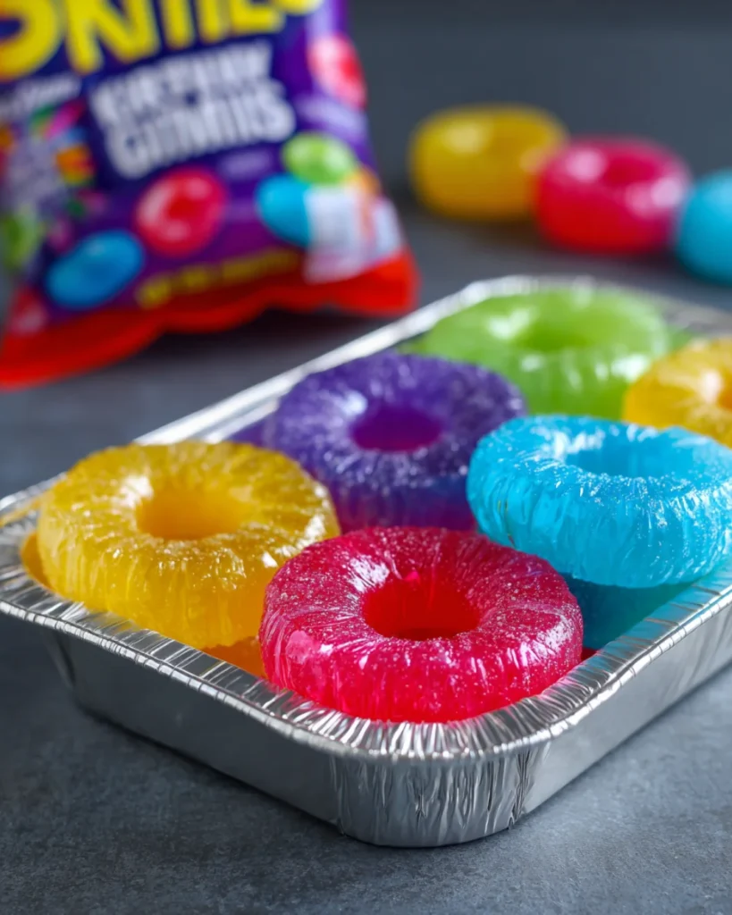 Candied Pineapple Skittle Rings
