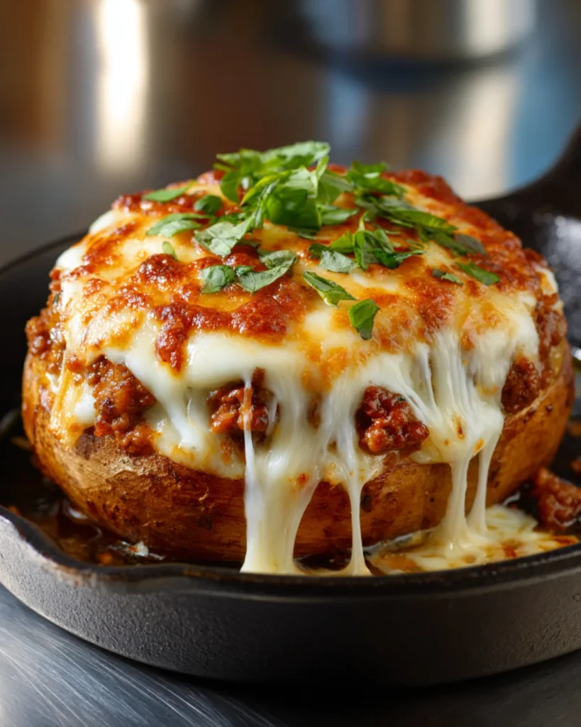 Lasagna baked potato recipe