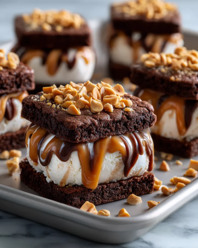 Snickers Ice Cream Sandwich Recipe