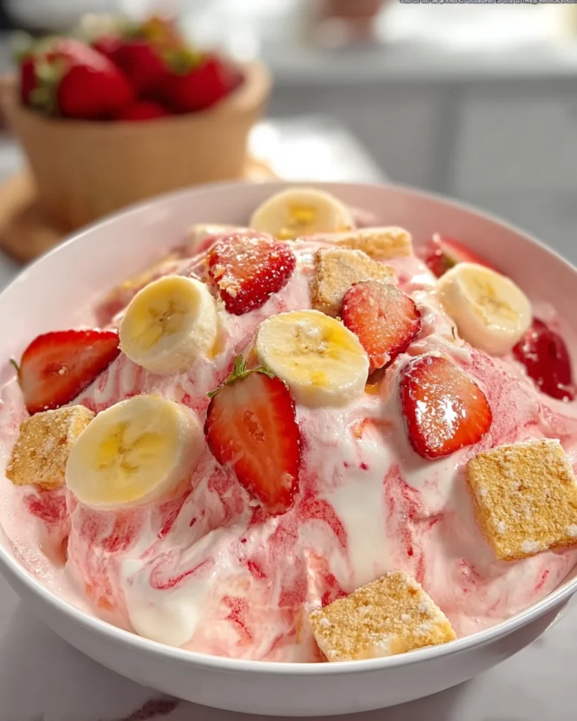 Strawberry Banana Pudding