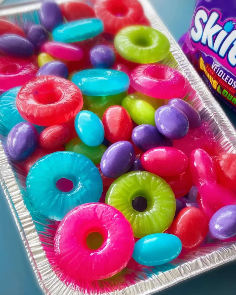 Candied Pineapple Skittle Rings