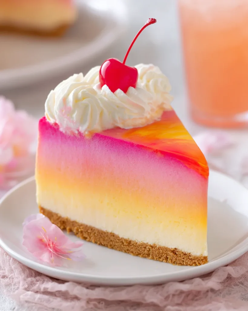 Malibu Sunset Cheesecake